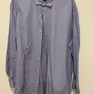 Men's Blue Checkered Shirt